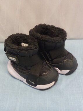 Nike Flex Advance Boots Toddler Kids Size 5C Black Winter Shoes DD0303-005